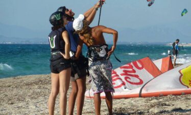 A scuola di Kitesurf - Agios Ioannis